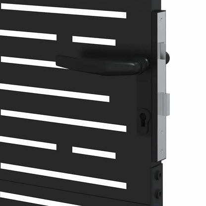 Gartentor, Gartentor 85x100 cm Cortenstahl Quadratdesign