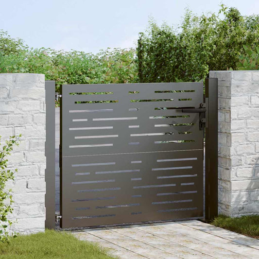 Gartentor, Gartentor 105x75 cm Cortenstahl quadratisches Design
