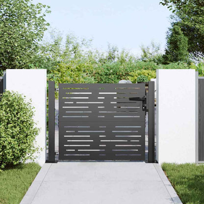 Gartentor, Gartentor 105x75 cm Cortenstahl quadratisches Design