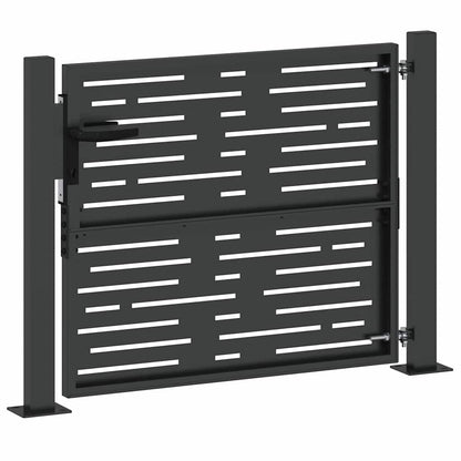Gartentor, Gartentor 105x75 cm Cortenstahl quadratisches Design