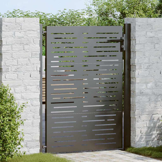 Gartentor, Gartentor 105x75 cm Cortenstahl quadratisches Design