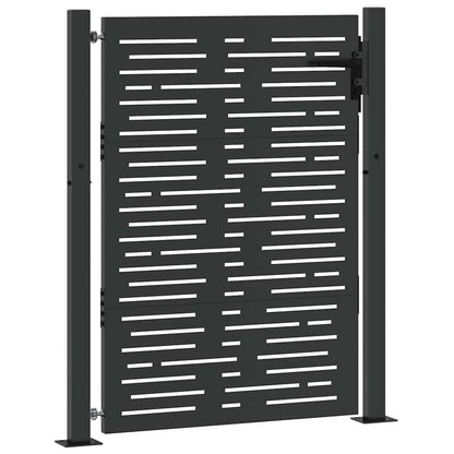 Gartentor, Gartentor 105x75 cm Cortenstahl quadratisches Design