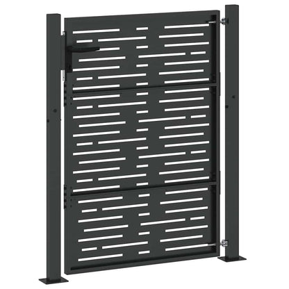 Gartentor, Gartentor 105x75 cm Cortenstahl quadratisches Design