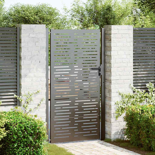 Gartentor, Gartentor 105x75 cm Cortenstahl quadratisches Design