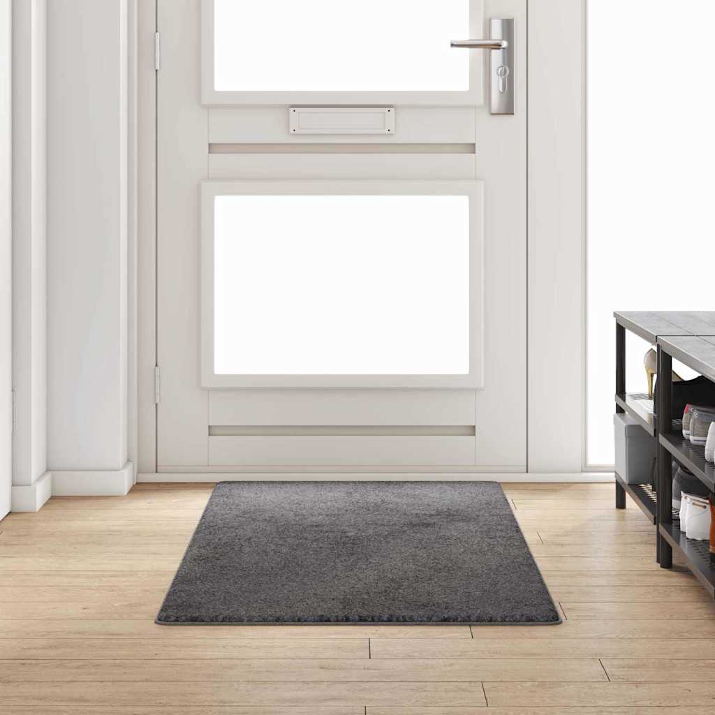 Teppichläufer Grau 80 x 200 cm 100% Polypropylen Tuft