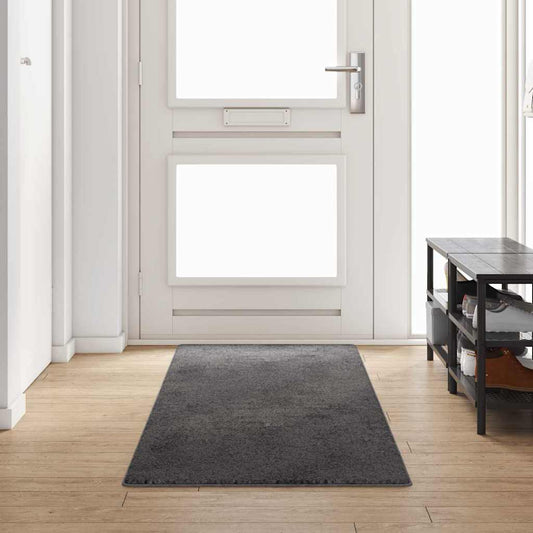 Teppichläufer Grau 80 x 300 cm 100% Polypropylen Tuft