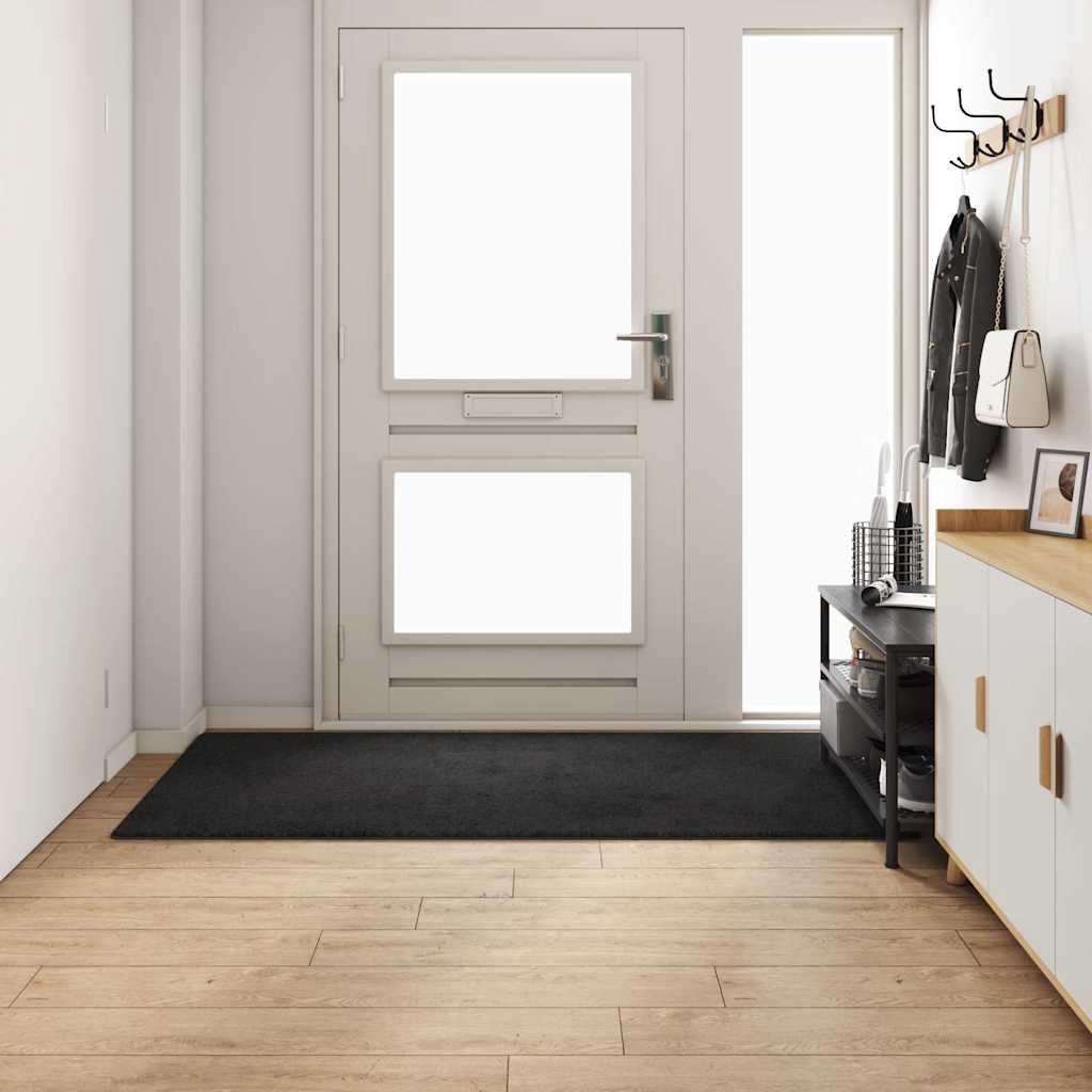 Teppichläufer Schwarz 100 x 200 cm 100% Polypropylen Tuft