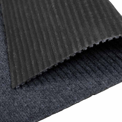 Teppichläufer Grau 80 x 300 cm Stoff