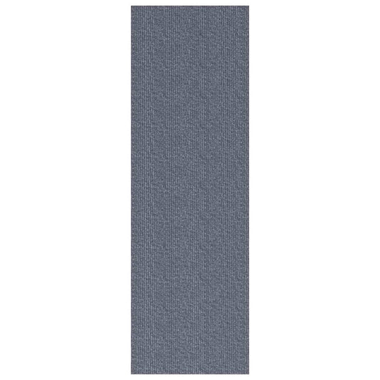 Teppichläufer Hellgrau 80 x 250 cm Stoff