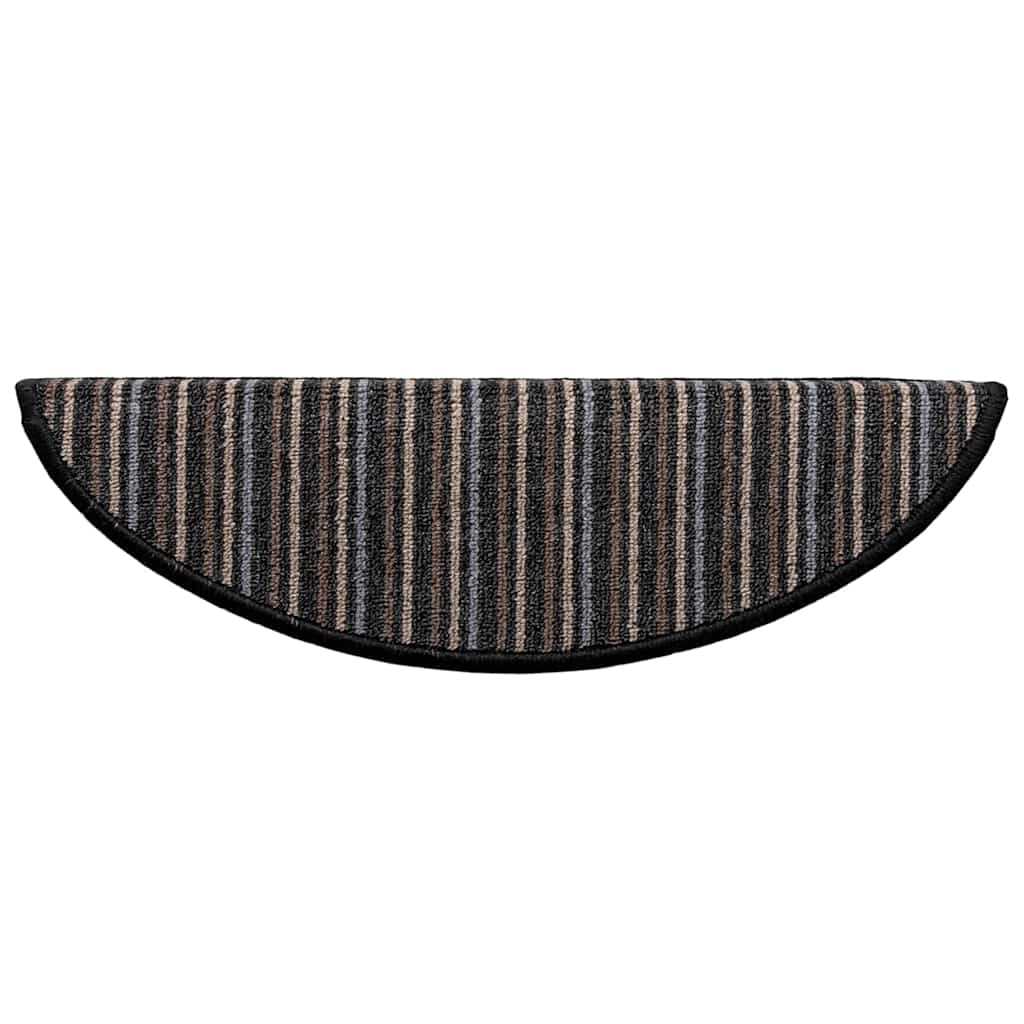 Selbstklebende Treppenschoner 15 pcs Anthrazit 56 x 17 x 3 cm