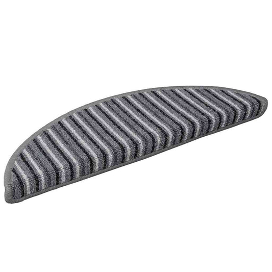 Selbstklebende Treppenschoner 15 pcs Grau 56 x 17 x 3 cm