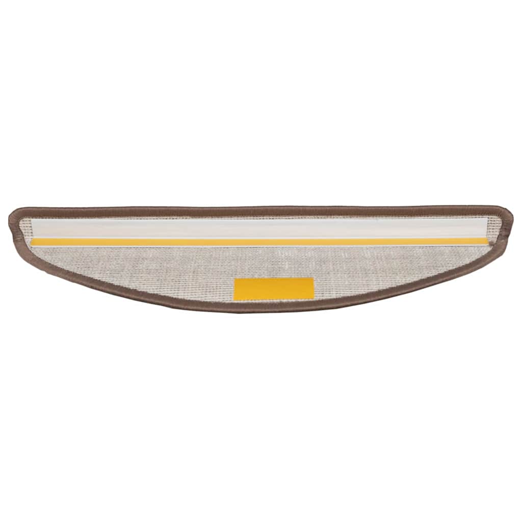 Selbstklebende Treppenschoner 15 pcs Braun 56 x 17 x 3 cm