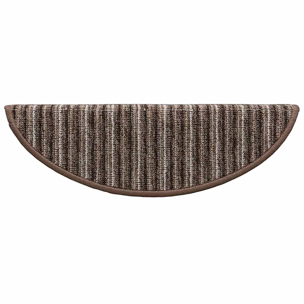 Selbstklebende Treppenschoner 15 pcs Braun 56 x 17 x 3 cm