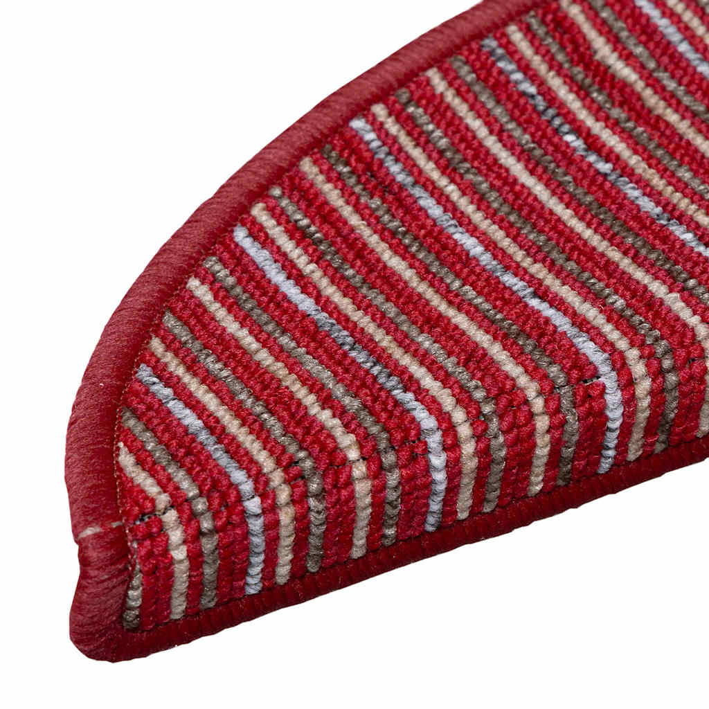Selbstklebende Treppenschoner 15 pcs Rot 56 x 17 x 3 cm