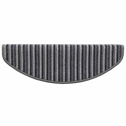 Selbstklebende Treppenschoner 15 pcs Grau 65 x 21 x 4 cm