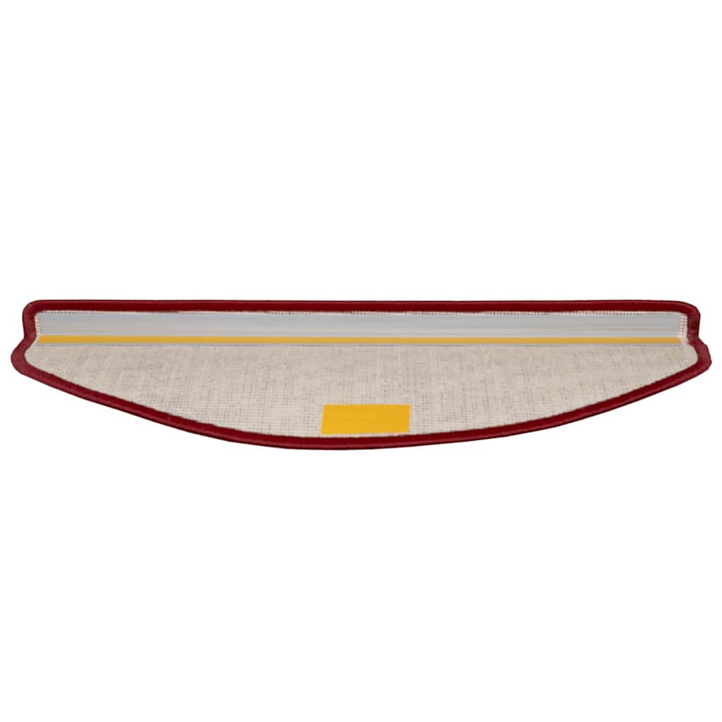 Selbstklebende Treppenschoner 15 pcs Rot 65 x 21 x 4 cm