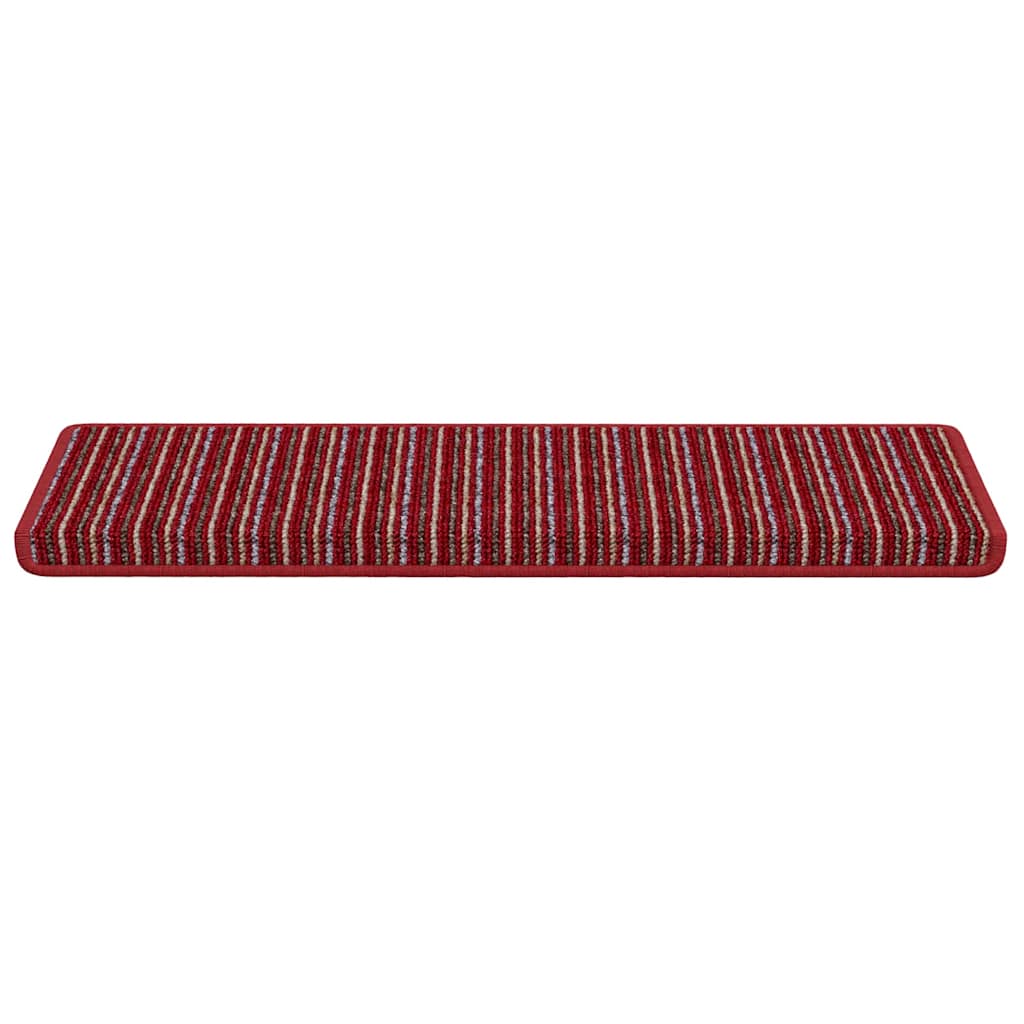 Selbstklebende Treppenschoner 15 pcs Rot 65 x 21 x 4 cm
