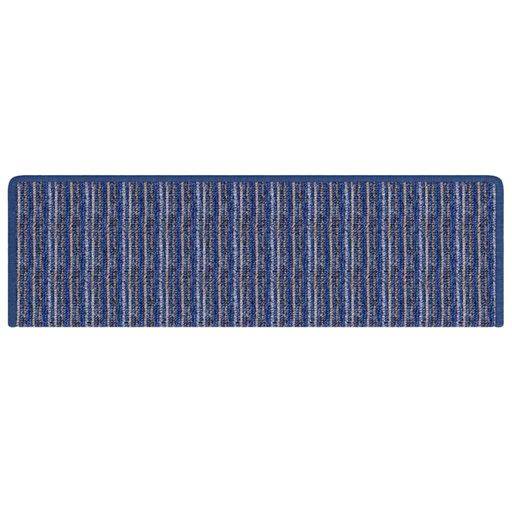 Selbstklebende Treppenschoner 15 pcs Blau 65 x 21 x 4 cm