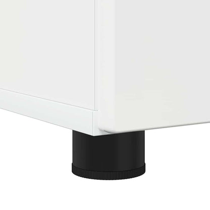 Badezimmermöbel Set 3 pcs Hochglanz-Weiß 61 x 35 x 64 cm