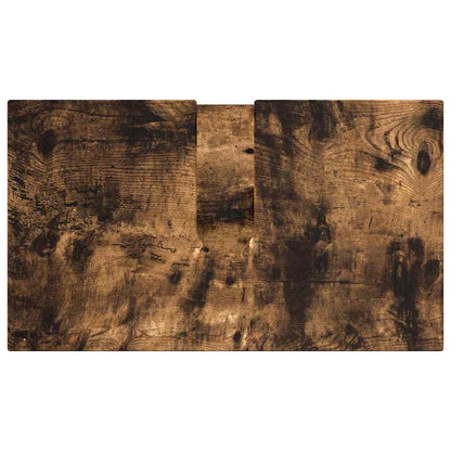 Badezimmermöbel-Set Wandmontiert 3 pcs Geräucherte Eiche