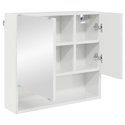 Badezimmermöbel Set 3 pcs Hochglanz-Weiß 61 x 35 x 64 cm