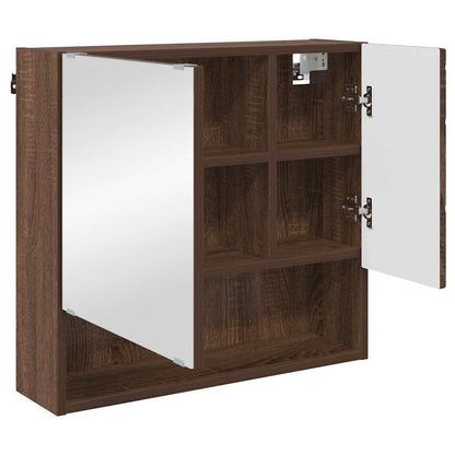 Badezimmermöbel Set 3 pcs Braun Eichen-Optik 61 x 35 x 64 cm