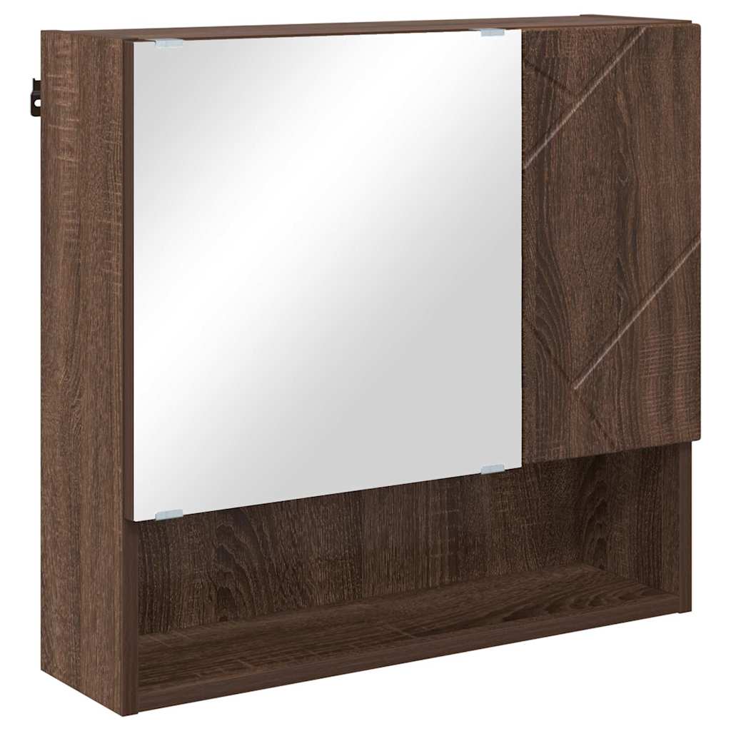 Badezimmermöbel Set 4 pcs Braun Eichen-Optik 61 x 35 x 64 cm