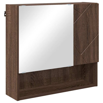 Badezimmermöbel Set 4 pcs Braun Eichen-Optik 61 x 35 x 64 cm