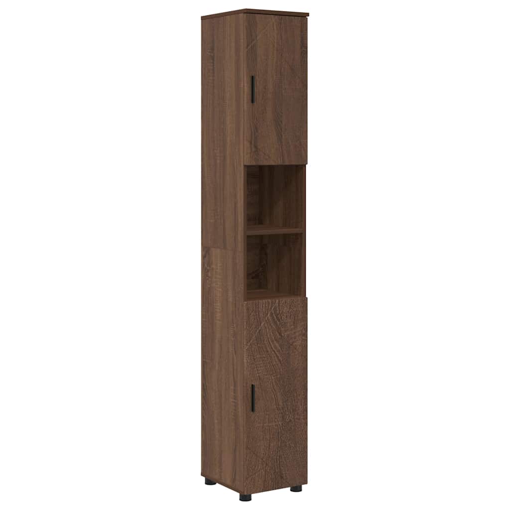 Badezimmermöbel Set 4 pcs Braun Eichen-Optik 61 x 35 x 64 cm