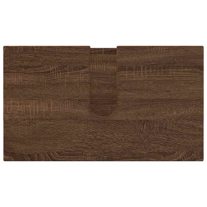 Badezimmermöbel Set 4 pcs Braun Eichen-Optik 61 x 35 x 64 cm