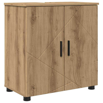 Badezimmermöbel Set mit Tür 4 pcs Artisan-Eiche 61 x 35 x 64 cm
