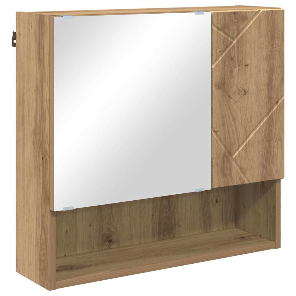 Badezimmermöbel Set mit Tür 4 pcs Artisan-Eiche 61 x 35 x 64 cm