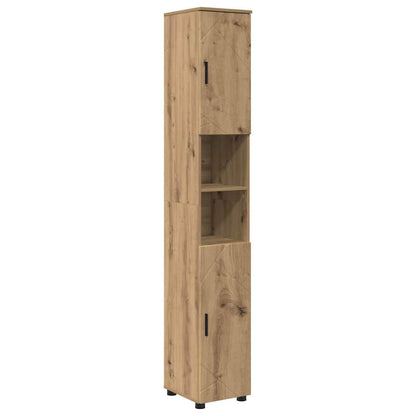 Badezimmermöbel Set mit Tür 4 pcs Artisan-Eiche 61 x 35 x 64 cm