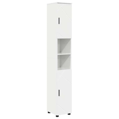Badezimmermöbel Set 5 pcs Hochglanz-Weiß 61 x 35 x 64 cm