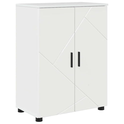 Badezimmermöbel Set 4 pcs Hochglanz-Weiß 61 x 35 x 64 cm