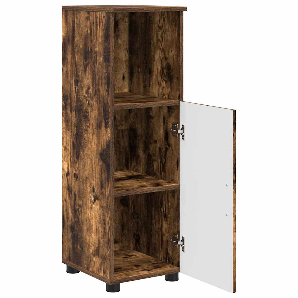 Badezimmermöbel Set 3 pcs Räuchereiche 76,5 x 35 x 64 cm