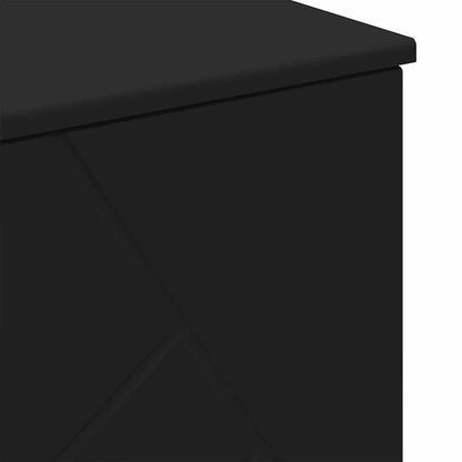 Badezimmermöbel Set mit Regal 3 pcs Schwarz 76,5 x 35 x 64 cm