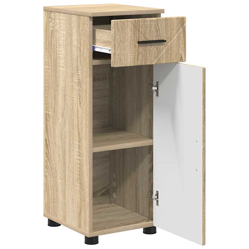 Badezimmermöbel Set 3 pcs Sonoma-Eiche 76,5 x 35 x 64 cm