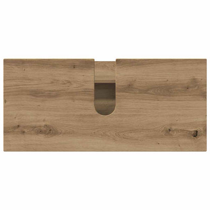 Badezimmermöbel Set 3 pcs Artisan-Eiche 76,5 x 35 x 64 cm