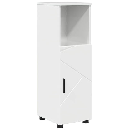 Badezimmermöbel Set 4 pcs Hochglanz-Weiß 30 x 35 x 192 cm