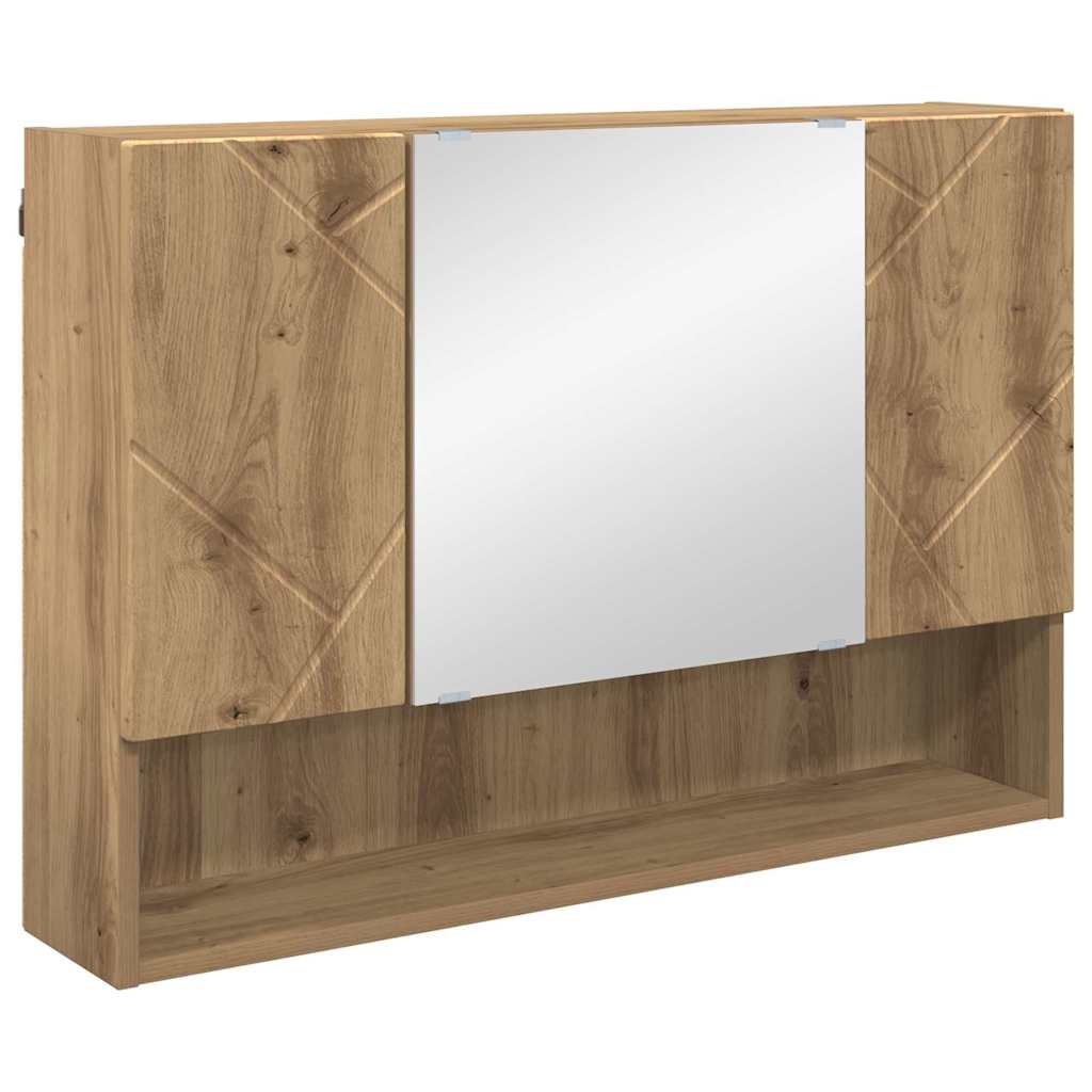 Badezimmermöbel Set 4 pcs Artisan-Eiche 30 x 35 x 192 cm