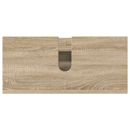 Badezimmermöbel Set mit Tür 5 pcs Sonoma-Eiche 30 x 35 x 192 cm