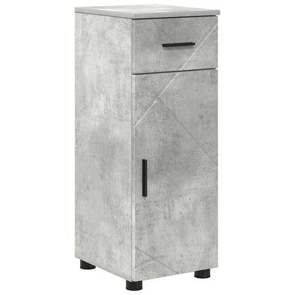 Badezimmermöbel Set mit Regal 5 pcs Betongrau 30 x 35 x 192 cm