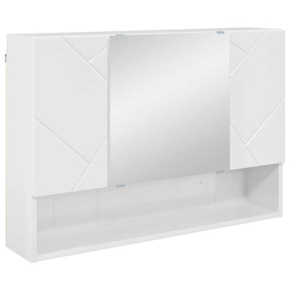 Badezimmermöbel Set 5 pcs Hochglanz-Weiß 30 x 35 x 192 cm