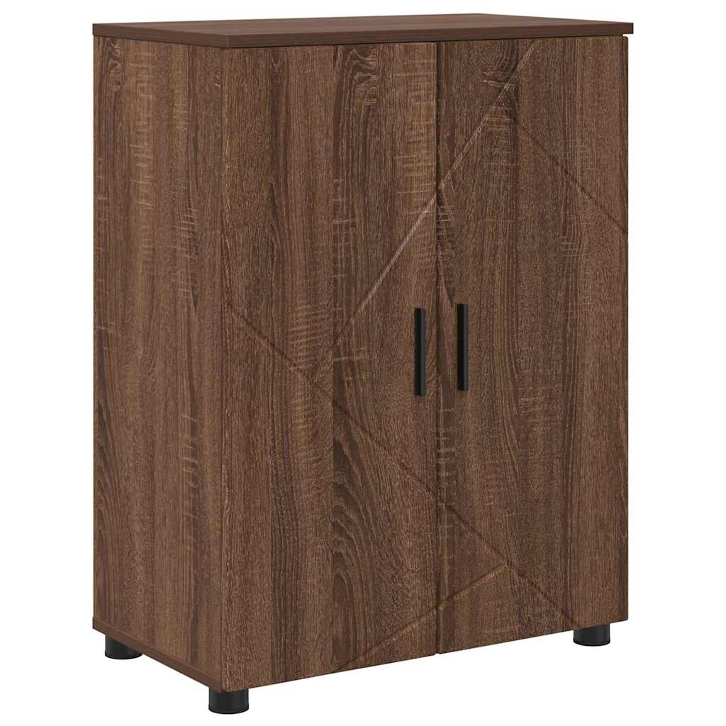 Badezimmermöbel Set 4 pcs Braun Eichen-Optik 30 x 35 x 192 cm
