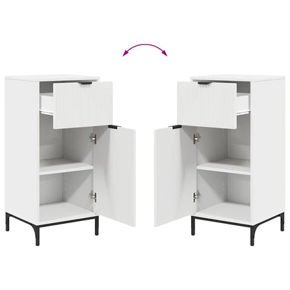 Badezimmermöbel Set 2 pcs Weiß 39,5 x 36 x 88 cm Holzwerkstoff