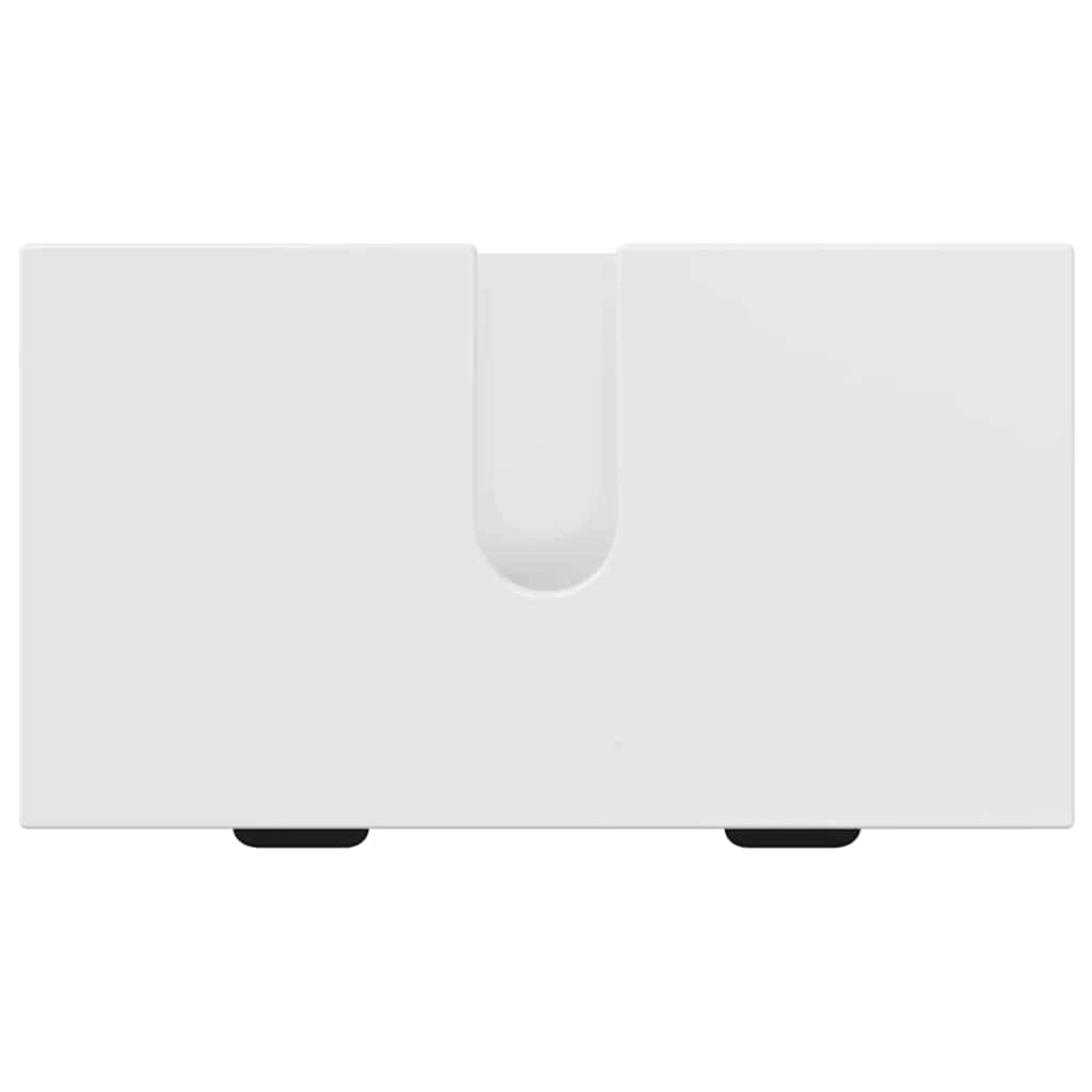 Badezimmermöbel Set 2 pcs Hochglanz-Weiß 39,5 x 36 x 88 cm