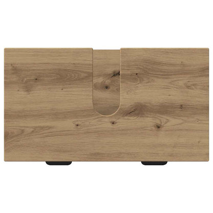 Badezimmermöbel Set Plaid 2 pcs Artisan-Eiche 39,5 x 36 x 88 cm