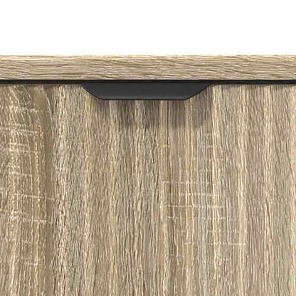 Badezimmermöbel Set Plaid 3 pcs Sonoma-Eiche 39,5 x 36 x 88 cm