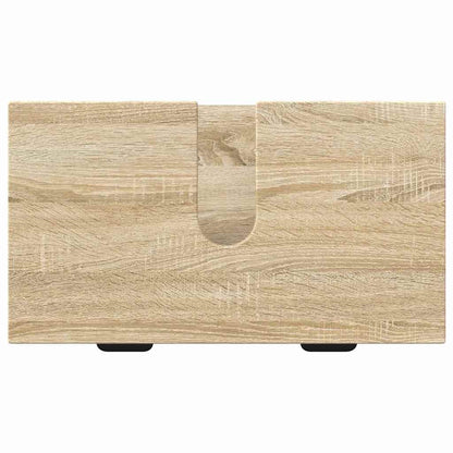 Badezimmermöbel Set Plaid 3 pcs Sonoma-Eiche 39,5 x 36 x 88 cm